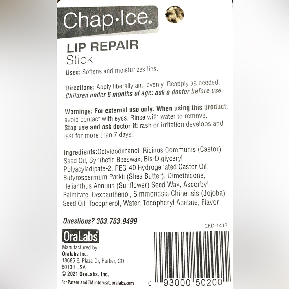 2x CHAP•ICE LIP REPAIR STICK, spf 30 BALM - Picture 4 of 6